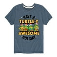 thumbnail image 1 of Teenage Muntant Ninja Turtle - Turtley Awesome Group - Toddler And Youth Short Sleeve Graphic T-Shirt, 1 of 4