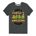 thumbnail image 1 of Teenage Muntant Ninja Turtle - Turtley Awesome Group - Toddler And Youth Short Sleeve Graphic T-Shirt, 1 of 4