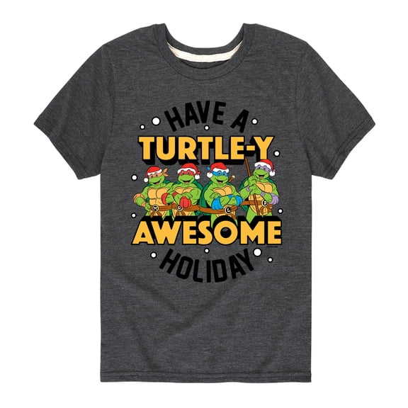 Teenage Muntant Ninja Turtle - Turtley Awesome Group - Toddler And Youth Short Sleeve Graphic T-Shirt