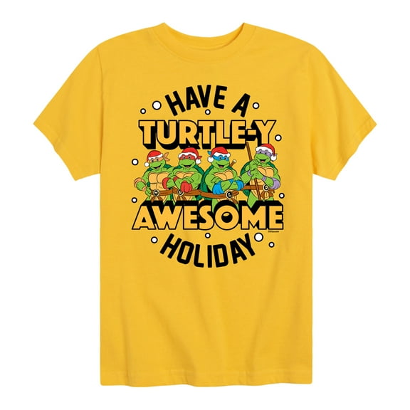 Teenage Muntant Ninja Turtle - Turtley Awesome Group - Toddler And Youth Short Sleeve Graphic T-Shirt
