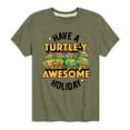 thumbnail image 1 of Teenage Muntant Ninja Turtle - Turtley Awesome Group - Toddler And Youth Short Sleeve Graphic T-Shirt, 1 of 5