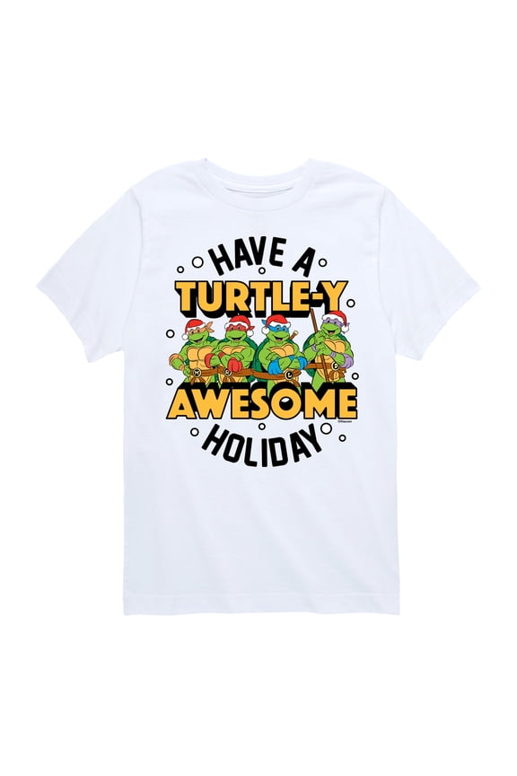 Teenage Muntant Ninja Turtle - Turtley Awesome Group - Toddler And Youth Short Sleeve Graphic T-Shirt