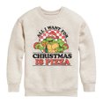 thumbnail image 1 of Teenage Muntant Ninja Turtles - All I Want For Christmas  - Toddler And Youth Crewneck Fleece Sweatshirt, 1 of 5