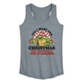 thumbnail image 1 of Teenage Muntant Ninja Turtles - All I Want For Christmas - Women's Racerback Tank Top, 1 of 5