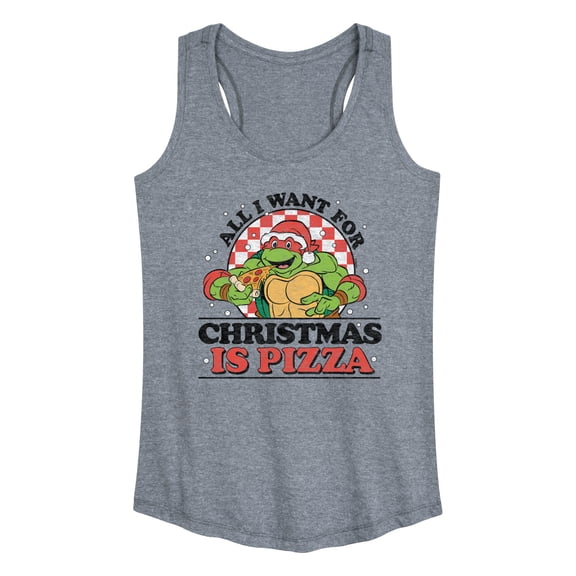 Teenage Muntant Ninja Turtles - All I Want For Christmas - Women's Racerback Tank Top