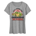 thumbnail image 1 of Teenage Muntant Ninja Turtles - All I Want For Christmas - Women's Short Sleeve Graphic T-Shirt, 1 of 5