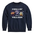 thumbnail image 1 of Teenage Muntant Ninja Turtles - Chillin Like A Villain - Toddler And Youth Crewneck Fleece Sweatshirt, 1 of 5