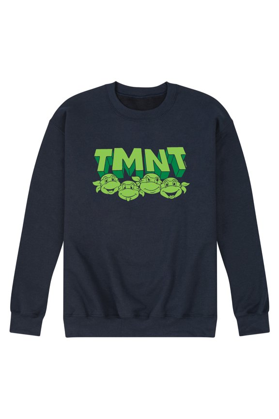 Teenage Muntant Ninja Turtles - Faces Simple - Men's Crew Fleece Sweatshirt
