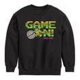 thumbnail image 1 of Teenage Muntant Ninja Turtles - Game On Don - Toddler And Youth Crewneck Fleece Sweatshirt, 1 of 5