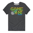 thumbnail image 1 of Teenage Muntant Ninja Turtles - Game On Leo - Toddler And Youth Short Sleeve Graphic T-Shirt, 1 of 5
