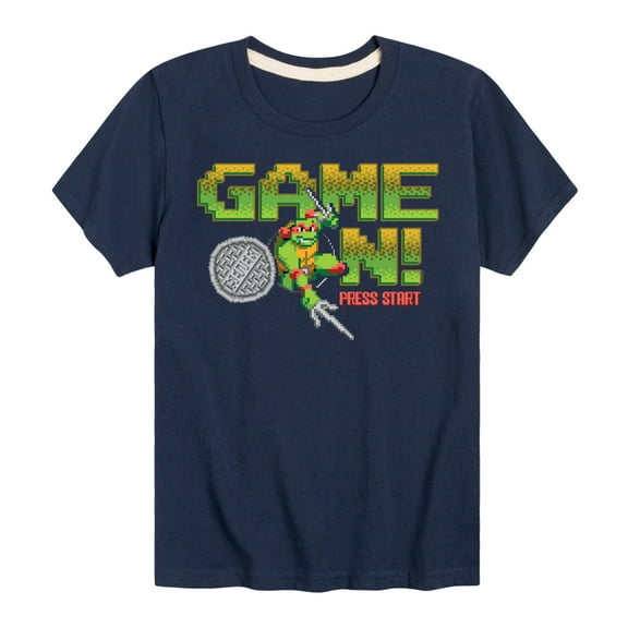 Teenage Muntant Ninja Turtles - Game On Raph - Toddler And Youth Short Sleeve Graphic T-Shirt