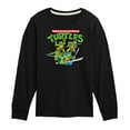 thumbnail image 1 of Teenage Muntant Ninja Turtles - Gaming Group And Logo - Toddler And Youth Long Sleeve Graphic T-Shirt, 1 of 5