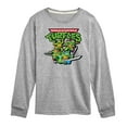 thumbnail image 1 of Teenage Muntant Ninja Turtles - Gaming Group And Logo - Toddler And Youth Long Sleeve Graphic T-Shirt, 1 of 5