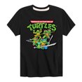 thumbnail image 1 of Teenage Muntant Ninja Turtles - Gaming Group And Logo - Toddler And Youth Short Sleeve Graphic T-Shirt, 1 of 5
