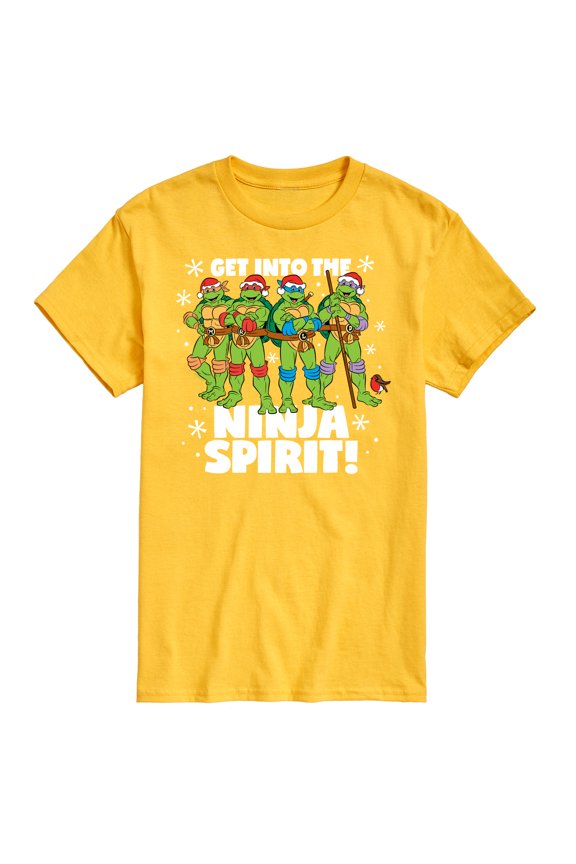 Teenage Muntant Ninja Turtles - Get Into The Ninja Spirit - Men's Short Sleeve Graphic T-Shirt