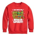 thumbnail image 1 of Teenage Muntant Ninja Turtles - Get Into The Ninja Spirit - Toddler And Youth Crewneck Fleece Sweatshirt, 1 of 5