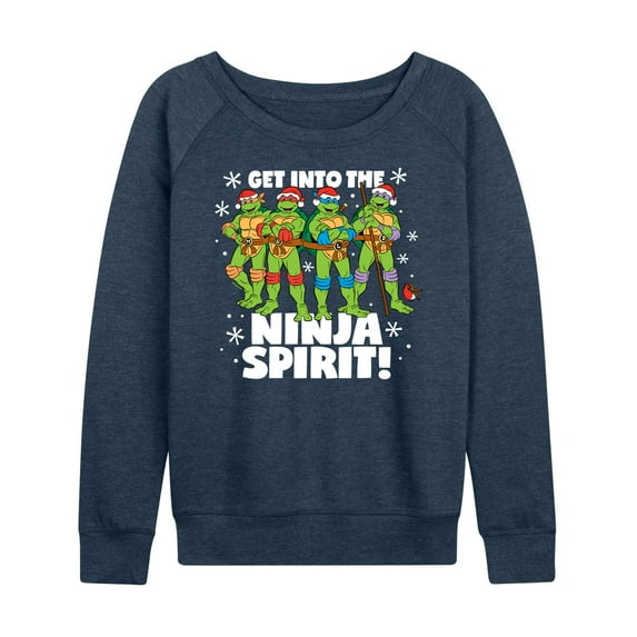 Teenage Muntant Ninja Turtles - Get Into The Ninja Spirit - Women's Lightweight French Terry Long Sleeve Shirt