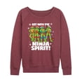 thumbnail image 1 of Teenage Muntant Ninja Turtles - Get Into The Ninja Spirit - Women's Lightweight French Terry Long Sleeve Shirt, 1 of 5
