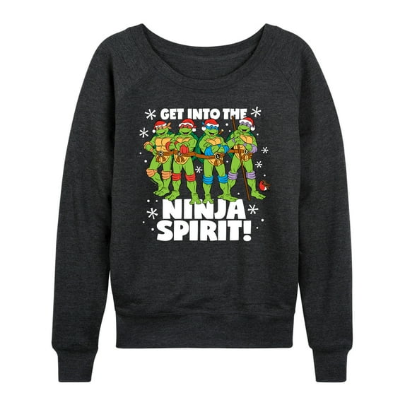 Teenage Muntant Ninja Turtles - Get Into The Ninja Spirit - Women's Lightweight French Terry Long Sleeve Shirt