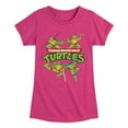 thumbnail image 1 of Teenage Muntant Ninja Turtles - Group - Toddler And Youth Girls Fitted Short Sleeve Graphic T-Shirt, 1 of 4
