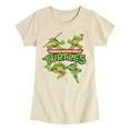 thumbnail image 1 of Teenage Muntant Ninja Turtles - Group - Toddler And Youth Girls Fitted Short Sleeve Graphic T-Shirt, 1 of 4