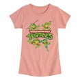 thumbnail image 1 of Teenage Muntant Ninja Turtles - Group - Toddler And Youth Girls Fitted Short Sleeve Graphic T-Shirt, 1 of 4