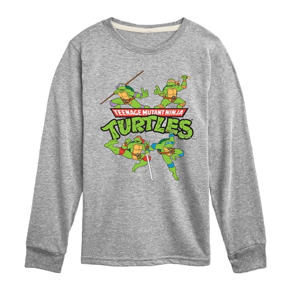Teenage Muntant Ninja Turtles - Group - Toddler And Youth Long Sleeve Graphic T-Shirt