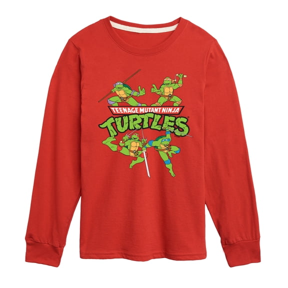 Teenage Muntant Ninja Turtles - Group - Toddler And Youth Long Sleeve Graphic T-Shirt