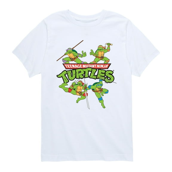 Teenage Muntant Ninja Turtles - Group - Toddler And Youth Short Sleeve Graphic T-Shirt