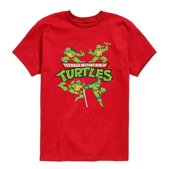 Teenage Muntant Ninja Turtles - Group - Toddler And Youth Short Sleeve Graphic T-Shirt