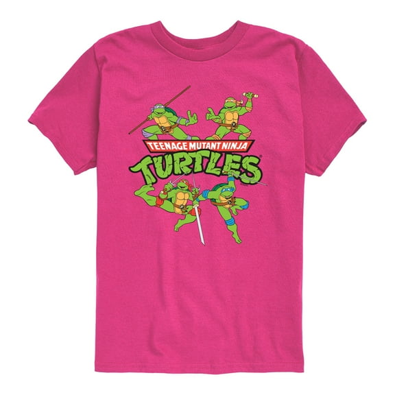 Teenage Muntant Ninja Turtles - Group - Toddler And Youth Short Sleeve Graphic T-Shirt