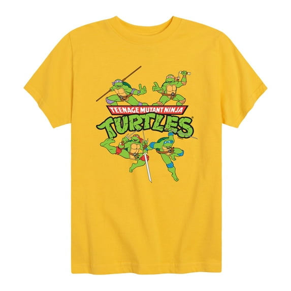 Teenage Muntant Ninja Turtles - Group - Toddler And Youth Short Sleeve Graphic T-Shirt