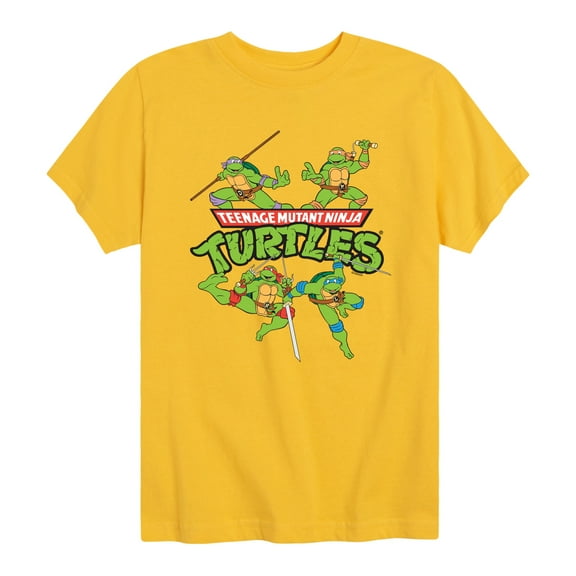 Teenage Muntant Ninja Turtles - Group - Toddler And Youth Short Sleeve Graphic T-Shirt