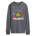 thumbnail image 1 of Teenage Muntant Ninja Turtles - Happy Holidays  - Men's Long Sleeve T-Shirt, 1 of 5
