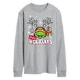 thumbnail image 1 of Teenage Muntant Ninja Turtles - Happy Holidays  - Men's Long Sleeve T-Shirt, 1 of 5