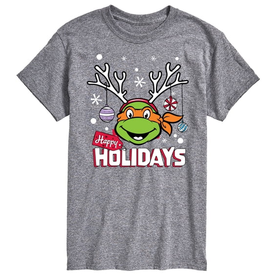 Teenage Muntant Ninja Turtles - Happy Holidays - Men's Short Sleeve Graphic T-Shirt