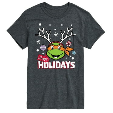 Teenage Muntant Ninja Turtles - Happy Holidays  - Men's Short Sleeve Graphic T-Shirt