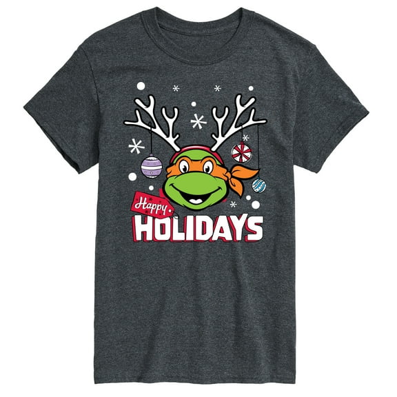 Teenage Muntant Ninja Turtles - Happy Holidays  - Men's Short Sleeve Graphic T-Shirt