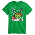 thumbnail image 1 of Teenage Muntant Ninja Turtles - Happy Holidays  - Men's Short Sleeve Graphic T-Shirt, 1 of 5