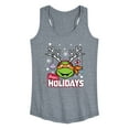 thumbnail image 1 of Teenage Muntant Ninja Turtles - Happy Holidays - Women's Racerback Tank Top, 1 of 5
