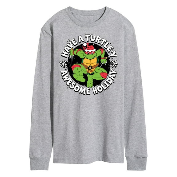 Teenage Muntant Ninja Turtles - Have A Turtley Awesome Holiday - Men's Long Sleeve T-Shirt