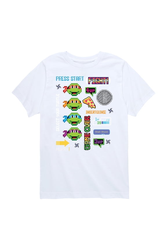Teenage Muntant Ninja Turtles - Icon Cluster - Toddler And Youth Short Sleeve Graphic T-Shirt
