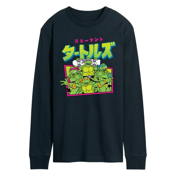 Teenage Muntant Ninja Turtles - Kanji - Men's Long Sleeve Graphic T-Shirt
