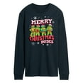 thumbnail image 1 of Teenage Muntant Ninja Turtles - Merry Christmas Dude  - Men's Long Sleeve T-Shirt, 1 of 5