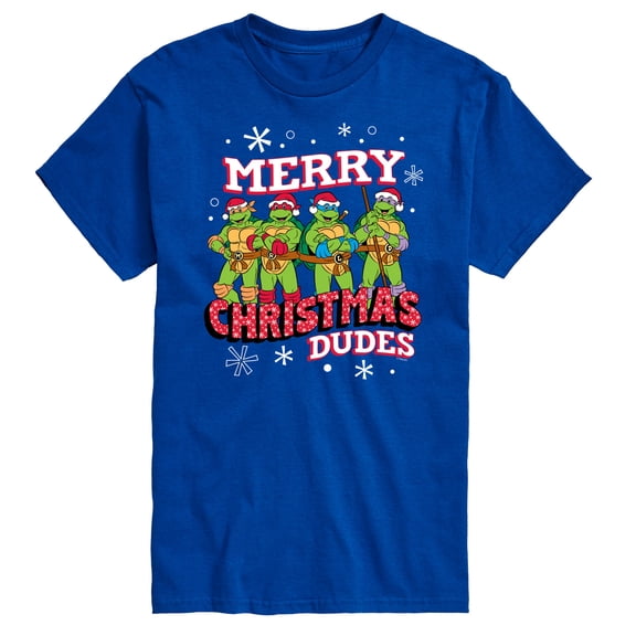 Teenage Muntant Ninja Turtles - Merry Christmas Dude  - Men's Short Sleeve Graphic T-Shirt