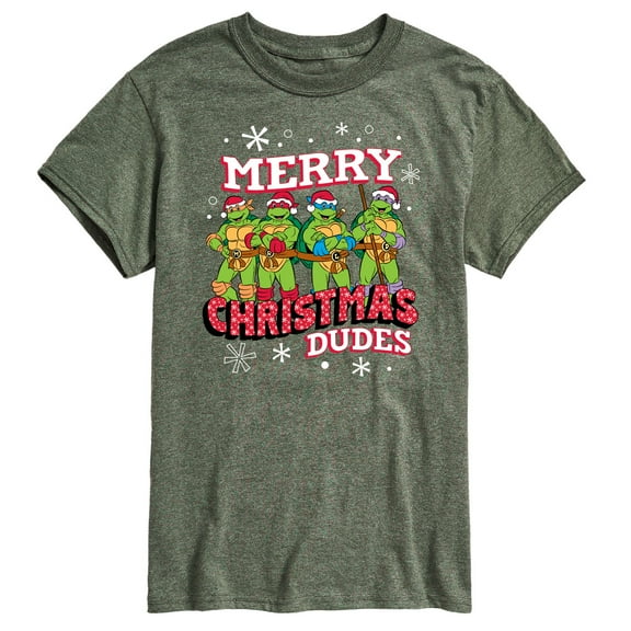 Teenage Muntant Ninja Turtles - Merry Christmas Dude  - Men's Short Sleeve Graphic T-Shirt
