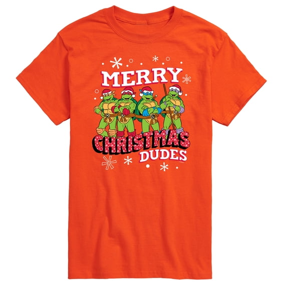 Teenage Muntant Ninja Turtles - Merry Christmas Dude - Men's Short Sleeve Graphic T-Shirt