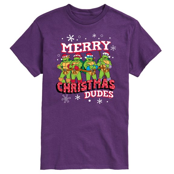 Teenage Muntant Ninja Turtles - Merry Christmas Dude  - Men's Short Sleeve Graphic T-Shirt