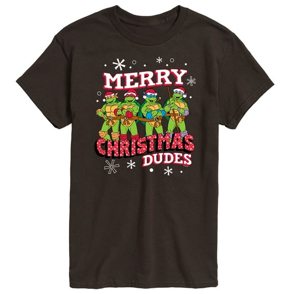 Teenage Muntant Ninja Turtles - Merry Christmas Dude  - Men's Short Sleeve Graphic T-Shirt