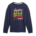 thumbnail image 1 of Teenage Muntant Ninja Turtles - Merry Christmas Dude - Toddler And Youth Long Sleeve Graphic T-Shirt, 1 of 5